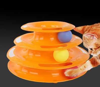 Interactive & fun multilayer cat turntable - The Pawfect Bargains