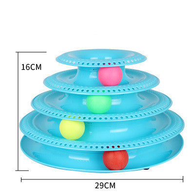 Interactive & fun multilayer cat turntable - The Pawfect Bargains