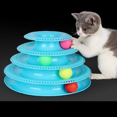 Interactive & fun multilayer cat turntable - The Pawfect Bargains