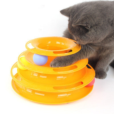 Interactive & fun multilayer cat turntable - The Pawfect Bargains