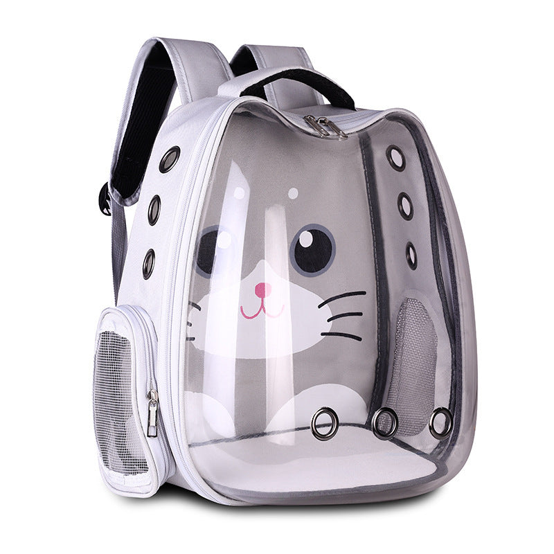 Pet Supplies Pet Backpack Convenient Pet Space Bag Breathable Shoulder Cat Bag Dog Bag - The Pawfect Bargains