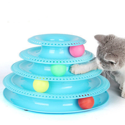Interactive & fun multilayer cat turntable - The Pawfect Bargains