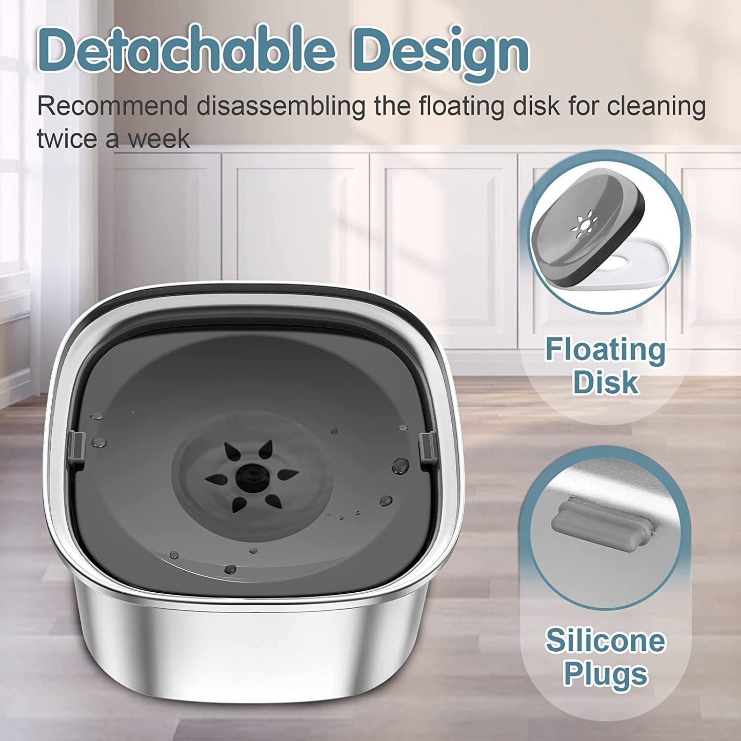 Pet Stainless Steel Water Bowl - The Pawfect Bargains