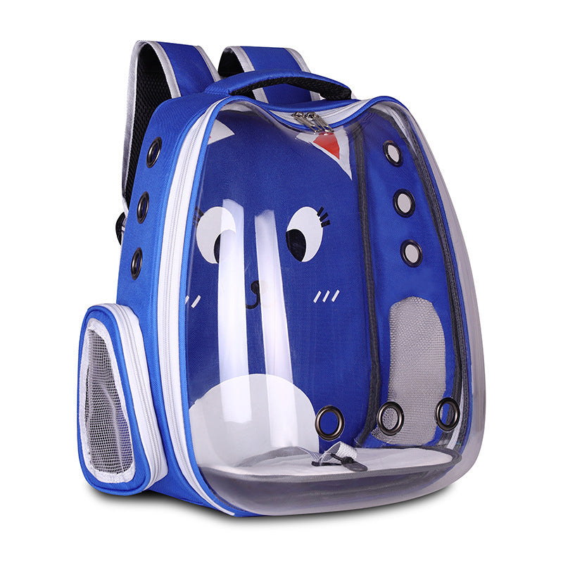 Pet Supplies Pet Backpack Convenient Pet Space Bag Breathable Shoulder Cat Bag Dog Bag - The Pawfect Bargains