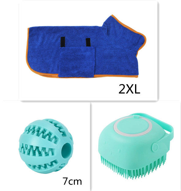 Silicone Dog Bath Massage & Grooming Gloves - The Pawfect Bargains