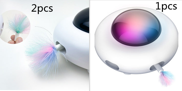 Smart Teaser Toy - Electronic Saucer Turntable - The Pawfect Bargains