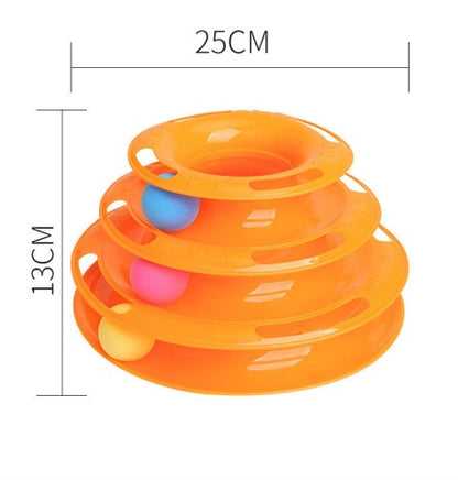 Interactive & fun multilayer cat turntable - The Pawfect Bargains