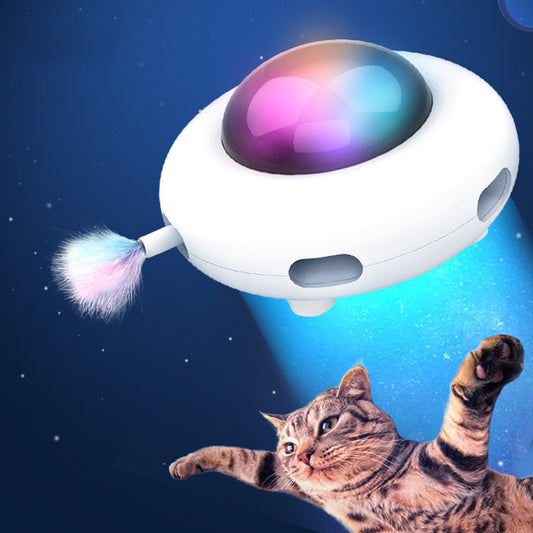 Smart Teaser Toy - Electronic Saucer Turntable - The Pawfect Bargains