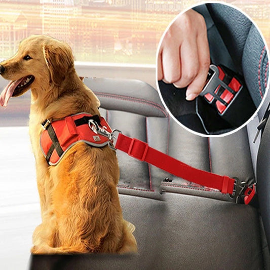 Adjustable Pet Cat Dog Car Seat Belt - The Pawfect Bargains
