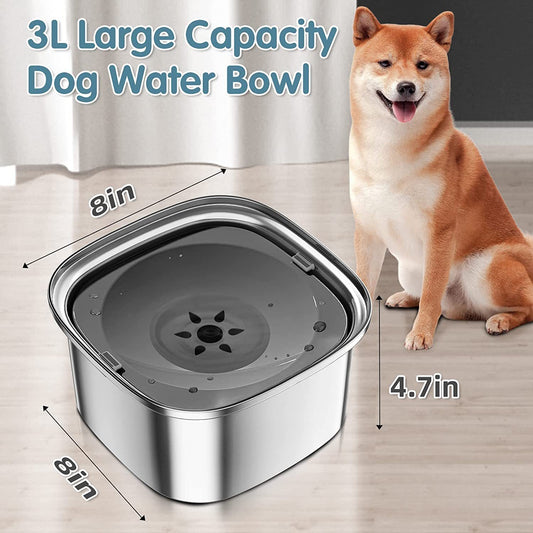 Pet Stainless Steel Water Bowl - The Pawfect Bargains