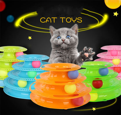 Interactive & fun multilayer cat turntable - The Pawfect Bargains