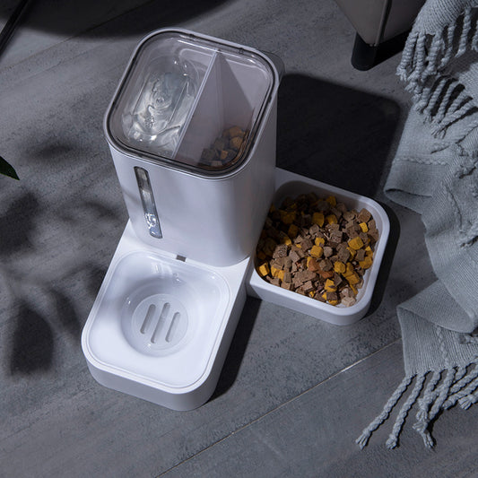 Automatic Double Food and Water Dispenser - The Pawfect Bargains