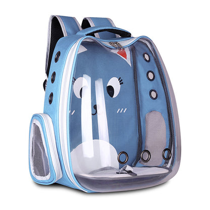Pet Supplies Pet Backpack Convenient Pet Space Bag Breathable Shoulder Cat Bag Dog Bag - The Pawfect Bargains