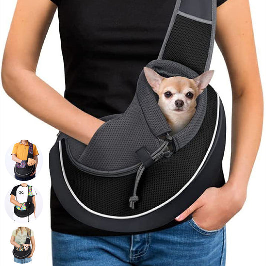 Pet Carry Bag with a pet in it on display