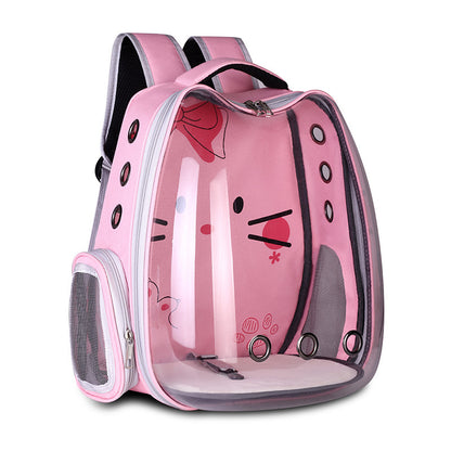 Pet Supplies Pet Backpack Convenient Pet Space Bag Breathable Shoulder Cat Bag Dog Bag - The Pawfect Bargains